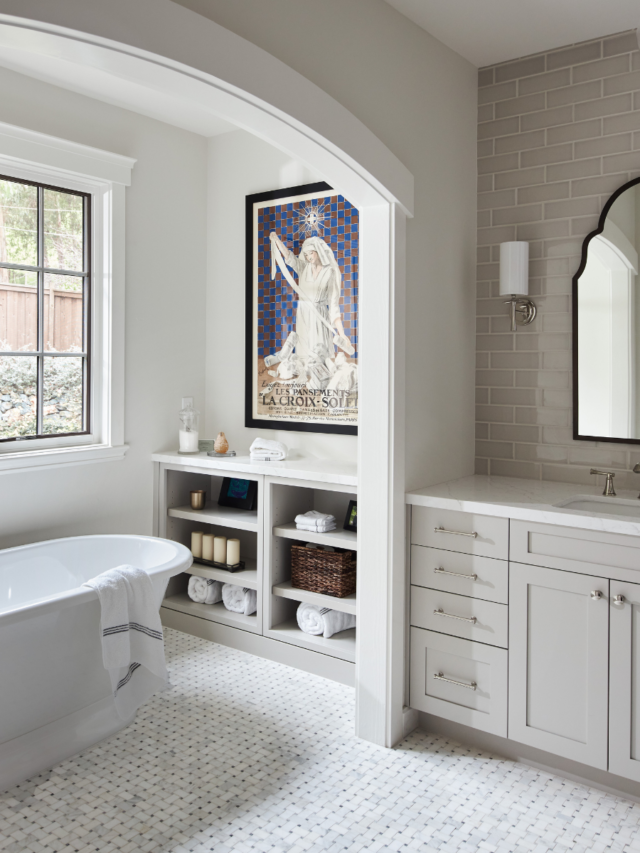 Douglah-Designs-Luxury-Bathroom-Deign-Lafayette-California-SF-Bay-Area-Marble-Tile-flooring-Free-Standing-Tub