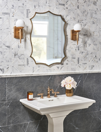 Luxe Home Akdo Exquisite Bathroom Tiles