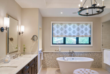 Modern Farmhouse Master Bathroom Rebuild Design