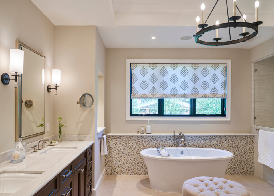 Modern Farmhouse Master Bathroom Rebuild Design