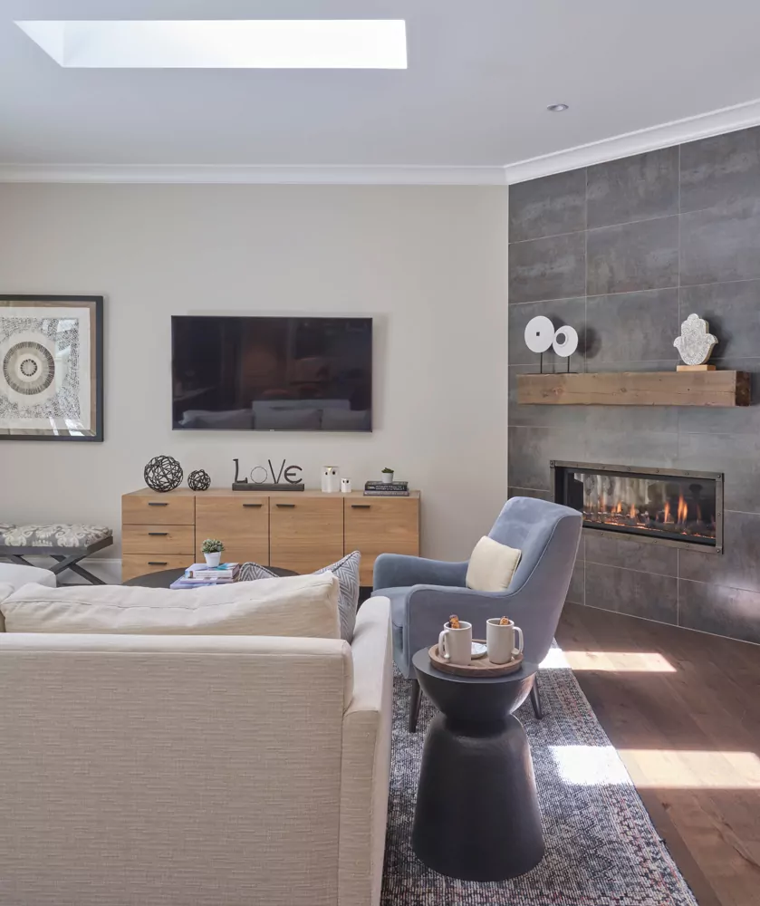 Modern Farmhouse Rebuild Fireplace Design