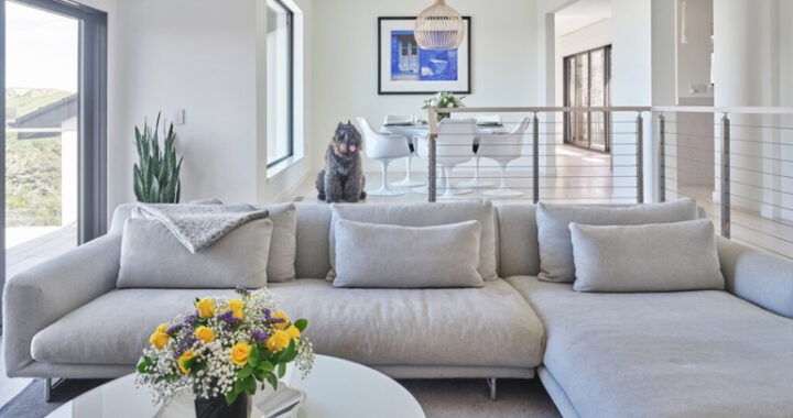 Scandinavian Family Home Living Room Design Moraga