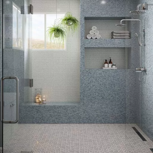 Jeffrey Court Tiles Mosaic Bathroom Wall Tiles