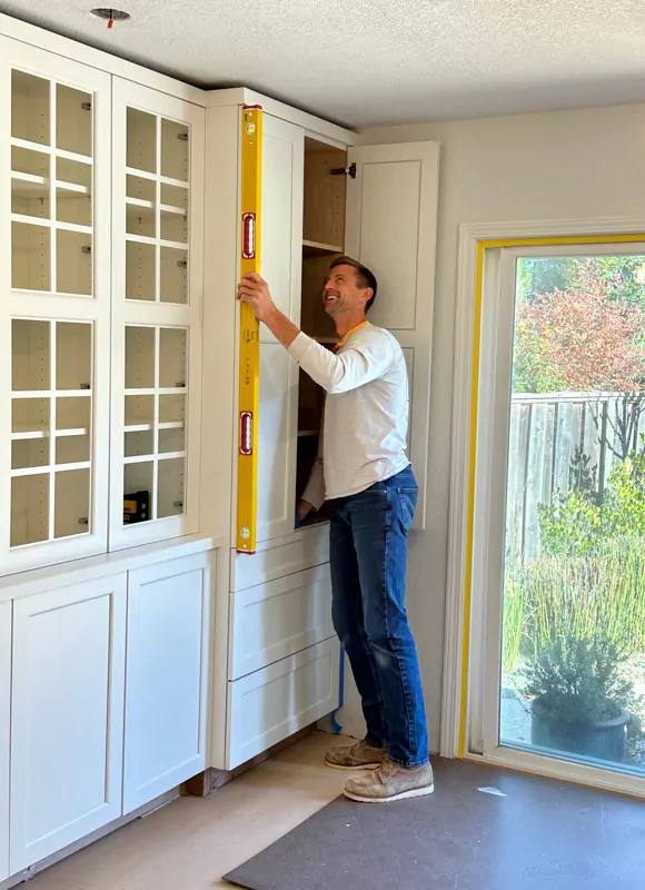 Douglah Designs Cheney Cabinet Installing Process