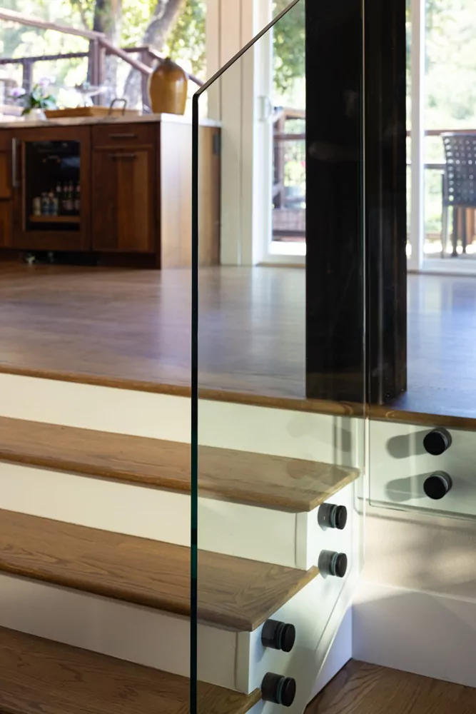 Lafayette Design Build Mid Century Entryway Staircase Remodel