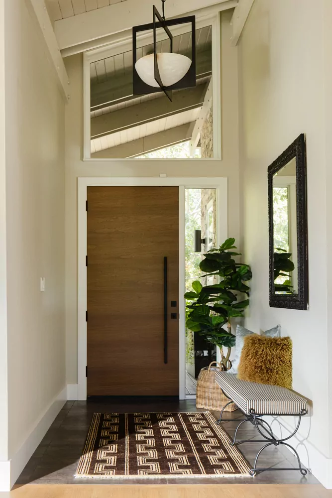 Mid Century Whole House Entry Interior Remodel Design Lafayette